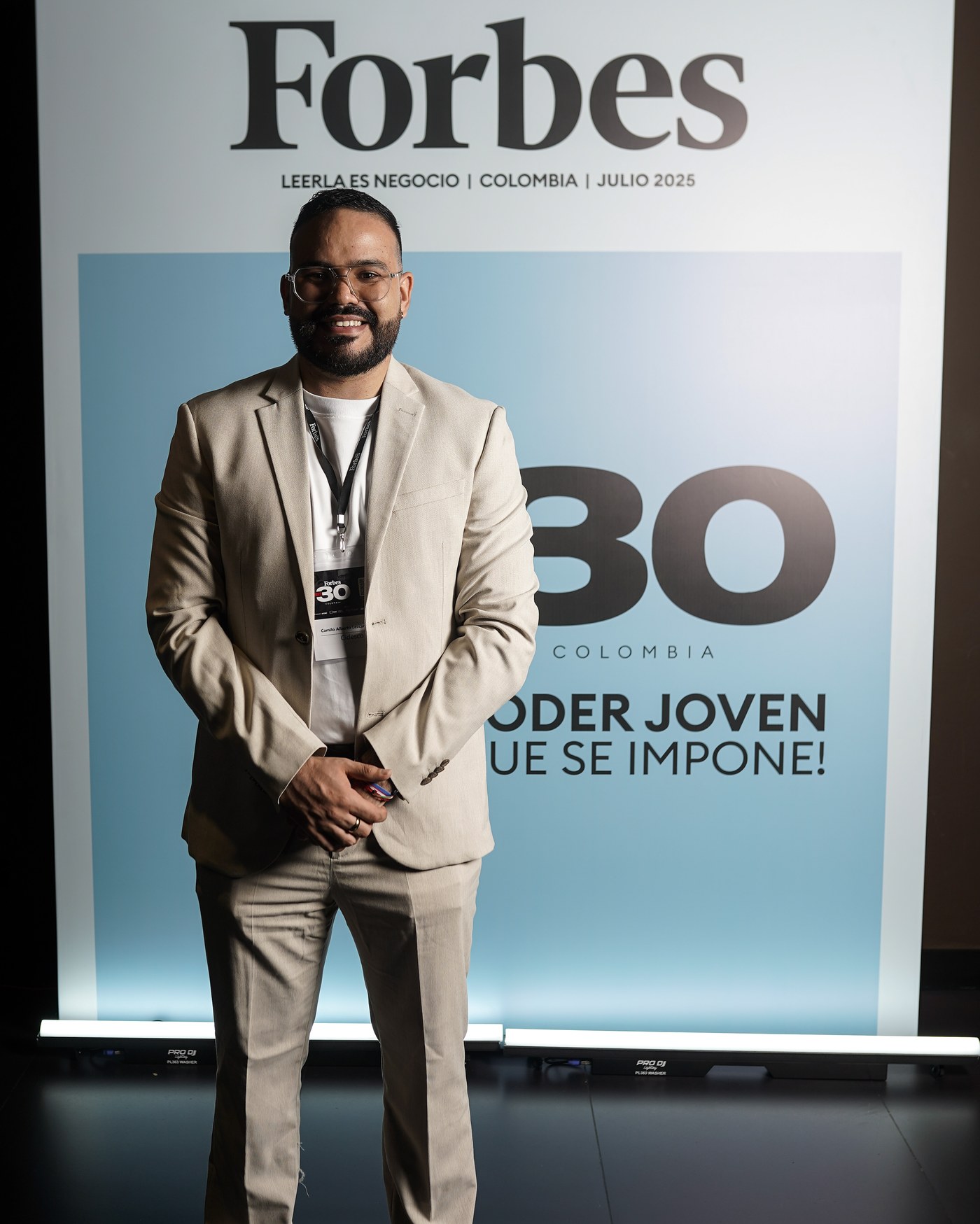 Camilo Lezcano Yepes en Forbes 30 Under 30 Colombia 2025